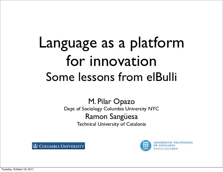 el bulli the taste of innovation